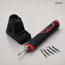 QEVZARIX 4V Cordless Soldering Iron Kit – USB Rechargeable 450°C Welding Pen